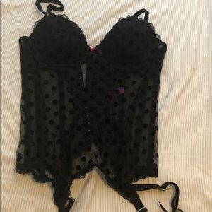 Corset polkadots sheer!